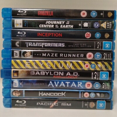 Thriller / Sci-Fi Blu-ray Bulk Bundle x 10 Movies Region B Godzilla Transformers-image