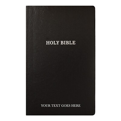 Personalized Custom KJV Bible King James Version Faux Leather with Name & Text-image
