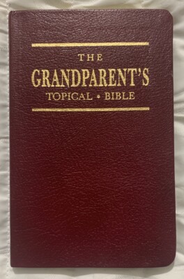 VTG 1998 The Grandparent’s Topical Bible By Honor Books ISBN 0892745487 FreeShip-image