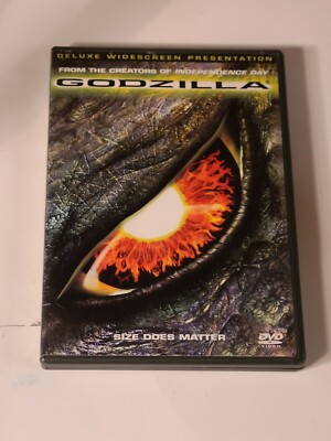 Godzilla DVD  Deluxe Widescreen Presentation Very Good  Matthew Broderick -image