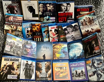 $9 FREE SHIPPING PRE-OWNED BLU-RAY MOVIES....100 TO CHOOSE FROM!!!-image