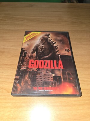 Godzilla DVD 2014 Widescreen Bonus Disk Included-image