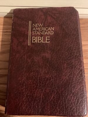 New American Standard Bible Text Edition Nelson 761 Words of Christ in Red 1977-image