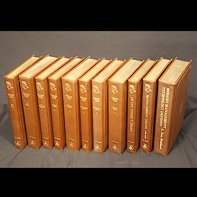 L Ron Hubbard Books Original OEC Vols Leather Collectors Edition 18/100 Pub 1974-image