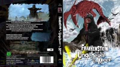 Frankenstein and the Monsters from the Sea Anolis Fan Godzilla Blu-Ray Ebirah-image