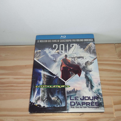 Catastrophe - Box Set: 2012 + Godzilla + The Day After [Blu-Ray] - VF - NEW-image