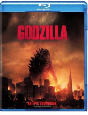 2014 Godzilla Blu-ray Ken Watanabe Elizabeth Olsen Bryan Cranston New And Sealed-image
