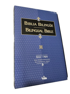 Santa Biblia Holy Bible Bilingual Spanish & English New International Version -image