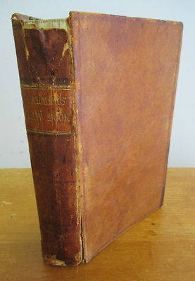 The FARMERS' LAW BOOK & Town Officers' Guide by Jacob Multer, 1854 Leather-image