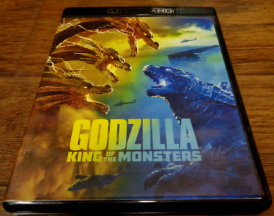 GODZILLA KING OF MONSTERS 4K UHD BLU RAY (2019 WARNER) VGC USED 2 DISC-image