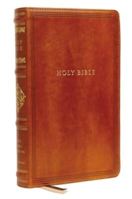 KJV, Personal Size Reference Bible, Sovereign Collection, Leathersoft, Brown,-image