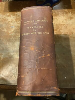 Harper's Handbook For Travellers In Europe And The East 1875 3 Vol In 1 Leather-image