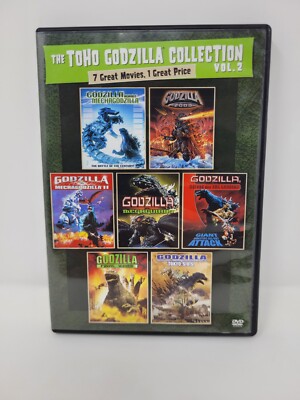 The Toho Godzilla Collection: Volume 2 (DVD) 4-Disc Set Tested and Working-image