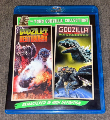 TOHO GODZILLA COLLECTION Destroyer, Megaguirus. 2-DISC, Region A blu-ray NM-image