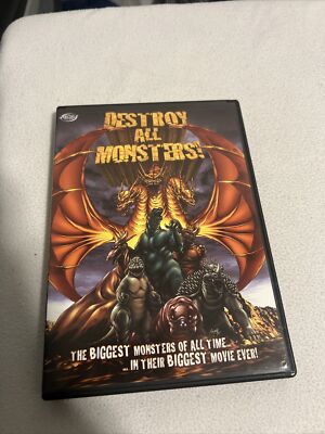 Destroy All Monsters (DVD, 2000) 1968 very rare Godzilla Japan -image