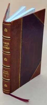 Fables And Satires: With A Preface On The Esopean Fable Volume 1 [Leather Bound]-image