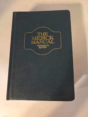 The Merck Manual Diagnosis and Therapy 1977 13th Ed Tabbed Pages Robert Berkow-image
