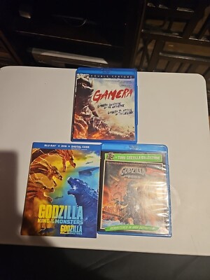 Godzilla 2000, King Of Monsters 2019, Gamera (Blu-ray) Lot-image