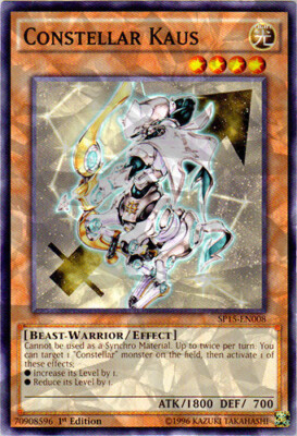 1 x Constellar Kaus - SP15-EN008 - Shatterfoil - 1st Edition Near Mint, English-image