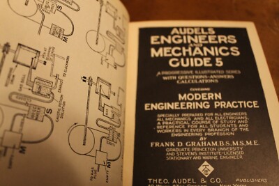 Audels Engineers And Mechanics Guides #5  ~ 1940 Softcover-image