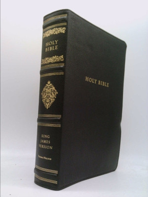 Kjv, Sovereign Collection Bible, Personal Size, Genuine Leather, Black, Red...-image