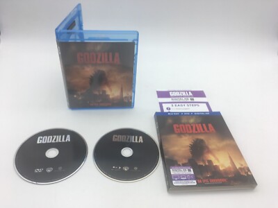 Godzilla Blu-ray / DVD w/ Slip Cover (2014)-image