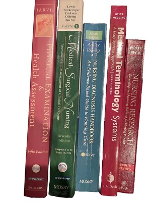 Total 5 NURSING Text Books Education References-See Titles In Description-$Each-image