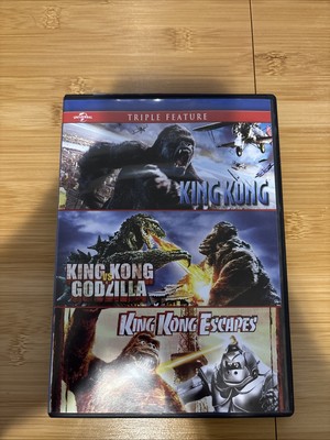 Universal King Kong, King Kong vs Godzilla, King Kong Escapes Movie DVD-image