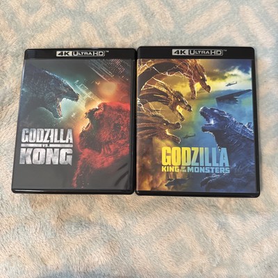 Godzilla: King of the Monsters (4K Ultra HD, 2019) & Godzilla Vs Kong LOT OF 2 *-image