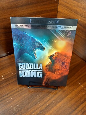 Godzilla vs. Kong (4K+Blu-ray) Slipcover-NEW-Free Shipping w/Tracking-image