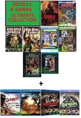 Godzilla Gamera Ultimate 25 Movie DVD Gaos Hedorah KingKong Destroy All Monsters-image