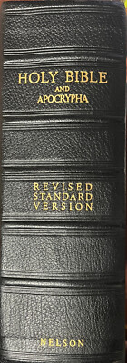 Holy Bible and Apocrypha Revised Standard Version Family Sized Bible-image