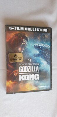 (2014) Godzilla x Kong Monsterverse 5 Film Collection Action & Sci-Fi Movie DVD-image