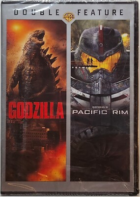 Godzilla (2014) / Pacific Rim (2013) Double Feature DVD New FREE SHIPPING 🇨🇦-image