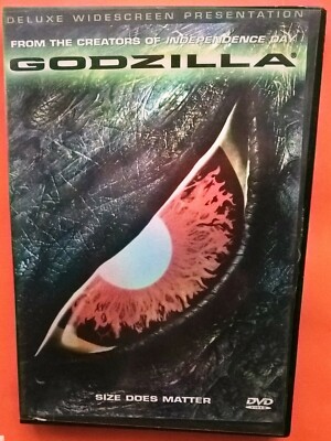 Godzilla DVD Region 1 Matthew Broderick Jean Reno Maria Pitillo Roland Emmerich-image