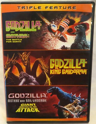 Godzilla and Mothra - Godzilla vs. King Ghidorah - Giant Monsters Attack DVD-image