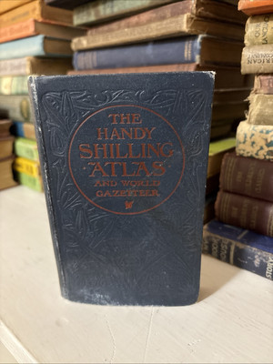 The Handy Shilling Atlas And World Gazetteer Leather-image