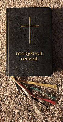 Maryknoll Missal 1966 Vatican II Ed PJ Kenedy & Sons NY Black Hard Cover-image