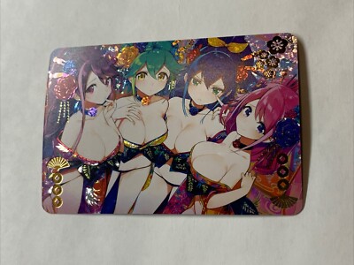 Yugioh Group Arc-V Duel Hot Sexy ACG Goddess Waifu Card Girl Holo Anime Rin Yuzu-image