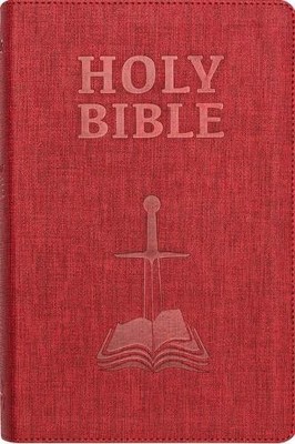 Steadfast Bibles NASB Children's Edition: Sunset Red (Leather Bound) (UK IMPORT)-image