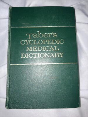 Tabers Cyclopedic Medical Dictionary - Vintage 1963 9th Edition--image