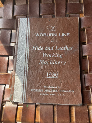 The Woburn Line Of hide and leather working machinery 1936-image
