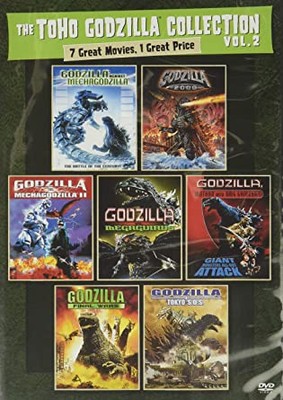 New Godzilla 7 Movie Collection: 2000 / Against Mechagodzilla & 5 More (DVD)-image