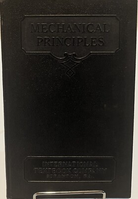 Mechanical Principles 348 Parts 1-2 Pub by Intl Textbook Co. Leather Bound 1934-image