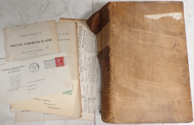 A Text-Book of Practical Medicine. Alfred Loomis 1885 w/Misc Medical/Dr's Papers-image