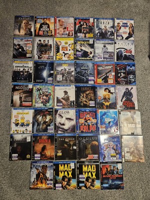 40 Blu Ray/4k Slip Covers Lot Mad Max, Terminator, Godzilla, And More-image