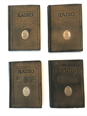 1926 Everman's Guide to Radio Book - 4 Volume Set - Rare-image