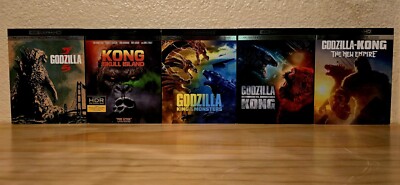 Monsterverse 4k Collection w/oop slipcovers. godzilla, kong-image