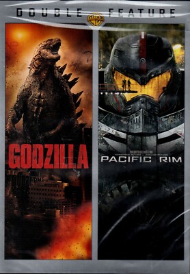 Godzilla + Pacific Rim - Bryan Canston ,  Horror Double Feature DVD New-image