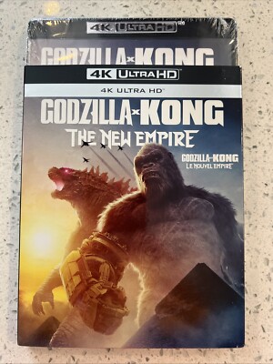 Godzilla x Kong: The New Empire (4K UHD + Blu-ray) | Brand New + Slipcover!-image